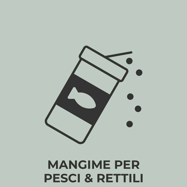 Mangime per pesci e rettili