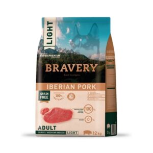 Foto principale Crocchette per Cani Adulti Sterilizzati Bravery Light Taglia Media/Grande Gusto Suino Iberico 12kg