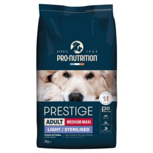 Foto principale Crocchette per Cani Adulti Sterilizzati Pro-Nutrition Flatazor Prestige Medium/Maxi Light/Sterilised Taglia Media/Grande 3kg