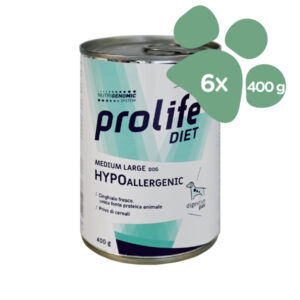 Foto principale Cibo Umido Ipoallergenico per Cani Prolife Hypoallergenic Taglia Media/Grande Gusto Cinghiale 6x400gr