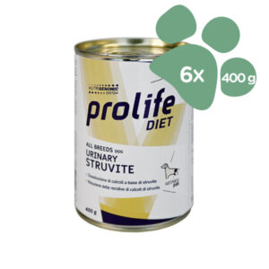 Foto principale Cibo Umido per Cani con Problemi Urinari Prolife Urinary Struvite Gusto Pollo, Tacchino e Manzo 6x400gr
