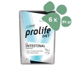 Foto principale Cibo Umido per Gatti con Patologie Gastrointestinali Prolife Intestinal Gusto Pollo, Manzo e Patate 6x85gr