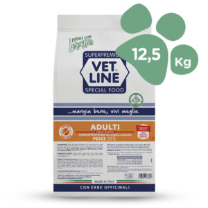 Foto principale Crocchette per Cani Adulti Vet Line Taglia Piccola Gusto Pesce 12,5kg