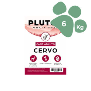 Foto principale Crocchette per Cani Adulti Pluton Grain Free Gusto Cervo 6kg