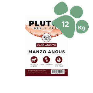 Foto principale Crocchette per Cani Adulti Pluton Grain Free Gusto Manzo Angus 12kg
