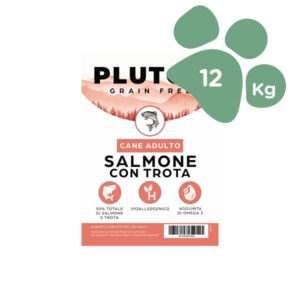 Foto principale Crocchette per Cani Adulti Pluton Grain Free Gusto Salmone con Trota 12kg