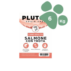 Foto principale Crocchette per Cani Adulti Pluton Grain Free Gusto Salmone con Trota 6kg