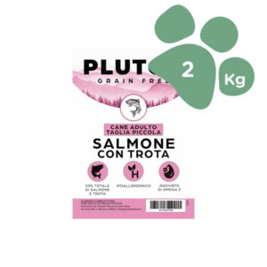 Foto principale Crocchette per Cani Adulti Pluton Grain Free Taglia Piccola Gusto Salmone con Trota 2kg