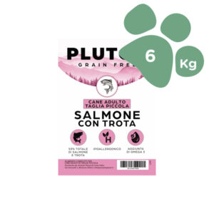 Foto principale Crocchette per Cani Adulti Pluton Grain Free Taglia Piccola Gusto Salmone con Trota 6kg
